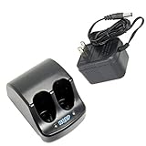 HQRP Dual Battery Charger compatible with Black & Decker 3.6V Versapak VP100 VP110 22-4040 22-4035 VP130 VP100C VP105C VP110C 152370-03 Power Tools