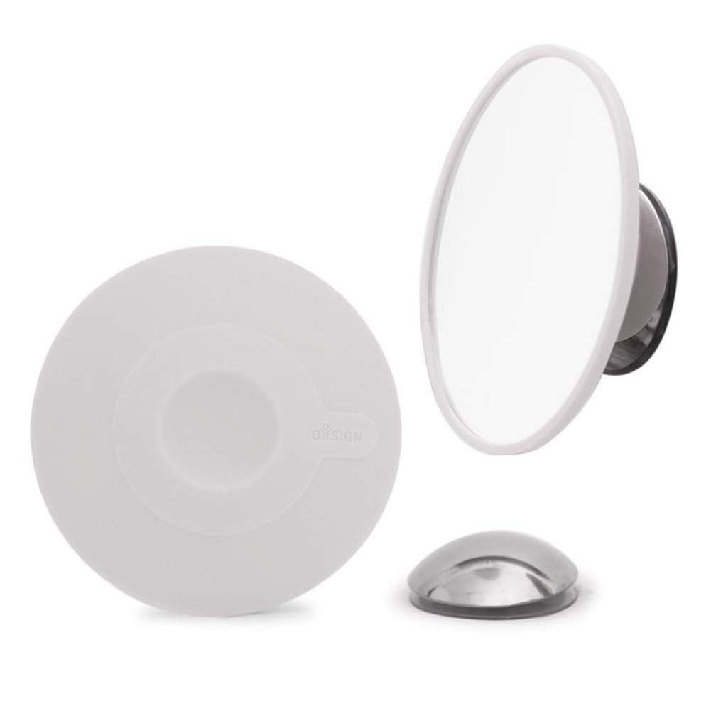 bosign Cosmetic Mirror 10 x Magnification with Magnetic Extension Bar White