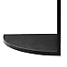 Homdox Corner Shelf, 5 Tier Corner Shelves Zig Zag Wall Mount Shelves Floating Shelves for Living Room, Bedroom, Bathroom, Office, Kitchen (Black)