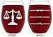 Lawyer Gifts – (2 Sided) Funny Unique Novelty Stemless Wine Glass Birthday or Christmas Gifts For Paralegal, Attorney, Legal Assistant, or Law Student - Lawyer Gifts For Women & Men
