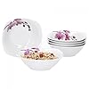 Van Well Kyoto, set van 6 mueslikommen 250 ml, 140 x 140 mm, slakom, soepkom, serveerschaal, porseleinen servies…