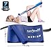 7Ft Long Resistance Bands for Stretching - Resistance Bands Set with Door Anchor - Exercise Bands Including Carry Pouch, E-Book & App - Latex-Free Workout Bands (Medium Blue)
