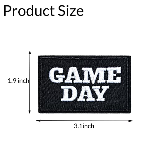 GYGYL 2Pcs Tactical Flag Patch-Game Day, Hook Fastener American Military Patches for Tactical Caps, Bags, Backpacks, Tactical Vest, Military Uniforms
