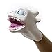 CoserWorld Dragon Toothless Light Fury Dragon Toys Latex Dragon Hand Puppet for Kids（White）