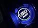 JSAMZ Car Logo LED Cup Pad led Cup Coaster USB Charging Mat Luminescent Cup Pad LED Mat Interior Atmosphere Lamp Decoration Light (Audi)