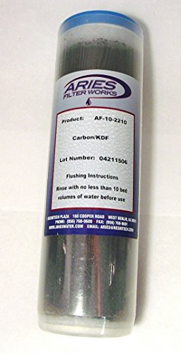 Aries AF-10-2210 10 inch x 2 1/2 inch KDF85 GAC Cartridge