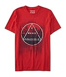 Aeropostale Men's Free State City Triangle Graphic T Shirt Xl Classic Red