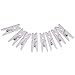 100 pieces Small Wooden Clips | White Clothespins | Decorative Mini Craft Pegs Set For Photos Gift Decoration for Parties