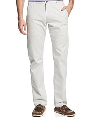 Slim Fit Alpha Khaki Flat Front Pants