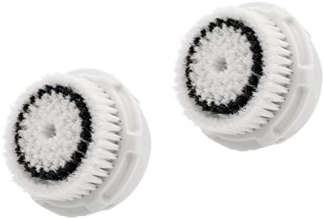 2-pack Replacement Brush Heads Compatible with Clarisonic Sensitive Skin Cleansing, Refills Mia 1, Mia 2, Mia 3/Aria, PLUS, Smart Profile, Alpha Fit Men's Cleansing Devices