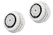 2-pack Replacement Brush Heads Compatible with Clarisonic Sensitive Skin Cleansing, Refills Mia 1, Mia 2, Mia 3/Aria, PLUS, Smart Profile, Alpha Fit Men's Cleansing Devices
