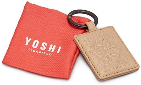 Yoshi Custard Cream Biscuit Leather Keyring - Image 4