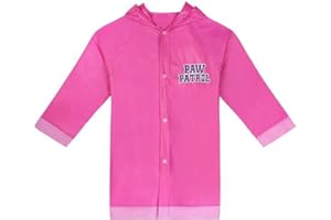 Nickelodeon Girls’ Paw Patrol Rain Jacket – Lightweight Hooded Slicker for Toddlers & Kids – Skye & Everest Design