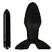 Silicone Anal Sex Butt Plug 10 Function Vibrating Tapered Adult Toy