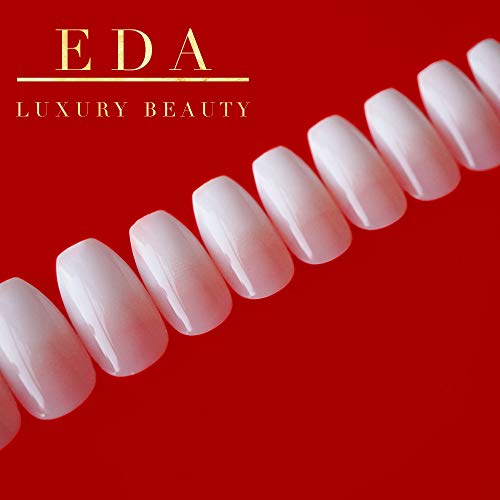 EDA LUXURY BEAUTY NATURAL NUDE PINK WHITE OMBRE FRENCH GLAMOROUS DESIGN Full Cover Press On Gel Glitter Nail Tips Shiny Acrylic False Nails Extra Long Ballerina Square Coffin Super Fashion Fake Nails 4 EDA LUXURY BEAUTY NATURAL NUDE PINK WHITE OMBRE FRENCH GLAMOROUS DESIGN Full Cover Press On Gel Glitter Nail Tips Shiny Acrylic False Nails Extra Long Ballerina Square Coffin Super Fashion Fake Nails