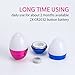 Night Light for Kids, Lammcou Egg Light Tumbler Nursery Children Night Light Mood LED Flashlight Light Lamp Toy Mini Christmas Holiday Gift Handheld Night Light for Baby Adults Kid Children-Blue