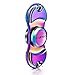 ChillPro Rainbow Fidget Spinner - Fidget Toy for Anxiety and ADHD - Premium Quality EDC Focus Toy for Kids & Adults - Best Stress Reducer, Giving Up Smoking Boredom and Relaxation Toy (Rainbow)