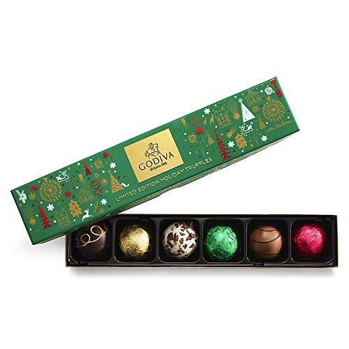 Godiva Chocolatier Assorted Chocolate Truffles Gift Box, Holiday