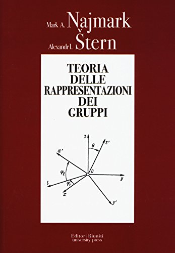 Teoria Delle Rappresentazioni Dei Gruppi Pdf