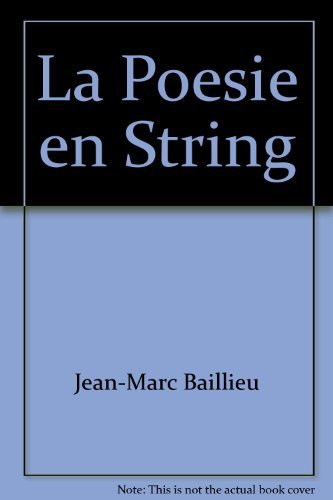 La  poésie en string