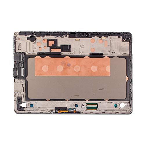 Group Vertical Replacement Touch Screen Digitizer LCD Glass Assembly Frame Compatible with Samsung Galaxy Tab S 10.5 SM-T800, SM-T805, SM-T807, SM-T807P, SM-T807V (White)