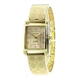 COACH Women's Page Bangle Watch Gold/Gold Plated One Size