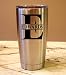 Personalized YETI 20 oz.Tumbler Split Monogram CUSTOM Laser Engraved