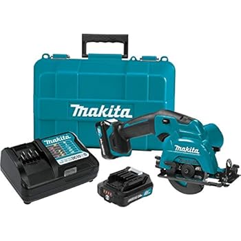 Makita SH02R1 12V Max CXT Lithium-Ion Cordless Circular Saw Kit, 3-3/8