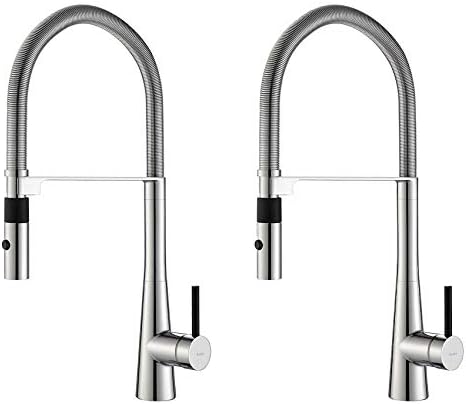 Kraus Crespo 20" Single Handle Kitchen Faucet w/Pull Down Sprayhead (2 Pack)