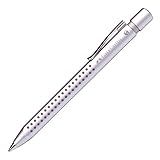 Faber Castell Grip 2011 Mechanical Pencil 0.7 mm Soft Grip Zone Pocket Grip Gift Box (Silver)