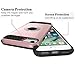 Ownest Compatible with iPhone 7 Plus Case,iPhone 8 Plus Case,iPhone 6 Plus Case with Armor Dual with Heavy Duty Protection and Finger Ring Kickstand Fit Magnetic Car Mount for iPhone-Rose Gold
