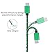 USB Type-C Cable, FiveBox 6Ft 3 Pack Nylon Braided USB-C Fast Charging Cord for Google Pixel XL, Nexus 6P 5X, LG G5 V20, HTC 10, Huawei P9/P9 Plus, OnePlus 2/3, Honor 8-Green
