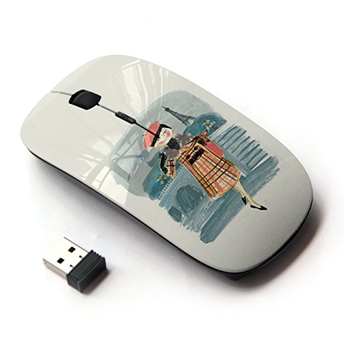 KOOLmouse [ Optical 2.4G Wireless Mouse ] [ Paris French Girl Lady Woman Fashion Beret ]