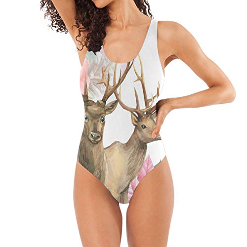 Aluy's boutique Women's Swimsuits - Deers with The