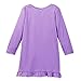 Nickelodeon Girls' Little Nightgown, Shimmer and Shine Plum Sparkles, 4
