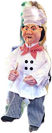 COOK 6 Loutka Marionette String Puppets Approx 18" High Hand Made In Prague Czech Republic