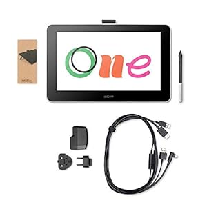 Wacom One Creative Tavoletta Display con Software Inclusi, Display 13.3" Full Hd 1920 x 1080, Penna Precisa - Per l'Home Office e l'E-Learning, CompatibilitÃ  Windows, Android, Mac - immagine 6