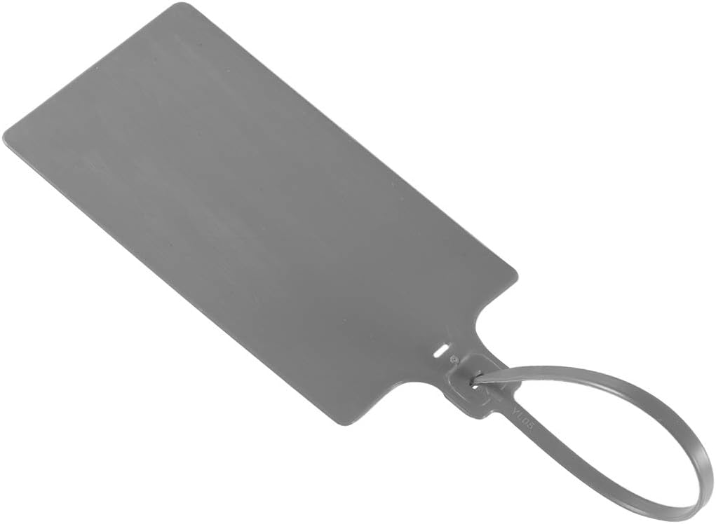sourcing map Plastic Zip Ties Seals Anti-Tamper 255mm Length Large Size for Container Luggage Grey, Pack of 20