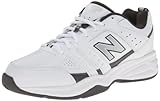 New Balance Men’s MX409 Cross-Training Shoe,White/Grey,10 D US, Shoes Direct