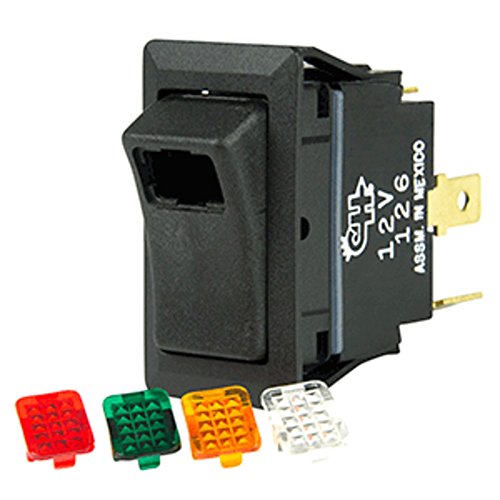 BEP SPST One and 4 Covers Off/On Rocker Switches & Carriers