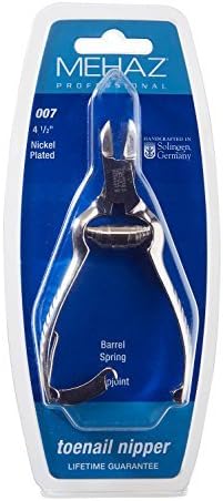 Mehaz Professional 007 Toenail Nipper, Nickel Plated, 4 1/2 Inch by Mehaz Professional