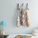 AUCH 3Pcs Hanging Kitchen Reusable Storage Mesh Organizer Holder for Trash Bag, Grocery Bag, Potatoes, Garlic, Vegetable, Fruit and Garbage Bag