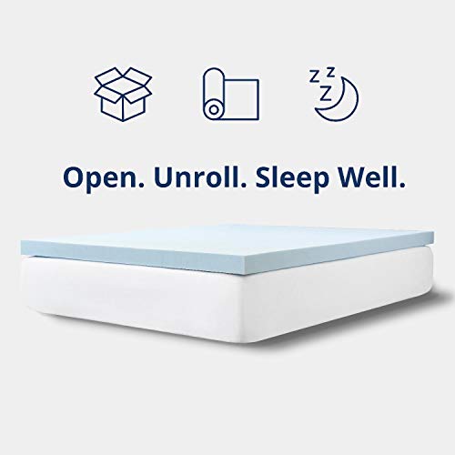 ViscoSoft Memory Foam Mattress Topper Queen 2 Inch Response Gel