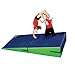 Greatgymats Large Folding Incline Mat Gymnastics Cheese Wedge Tumbling Play Gym Mats for Kids,60