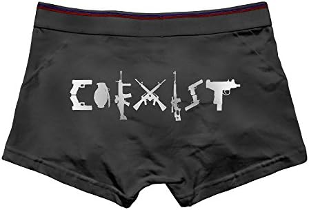 Coexist Skull - Men's Soft Boxer Briefs