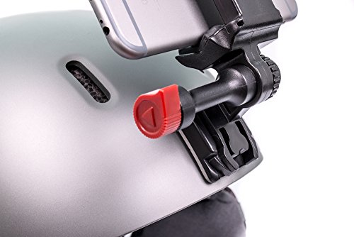 Universal Ski Video Mount Camera For Helmets Works for All Devices iPhone, Samsung Galaxy, Digital Cameras - Thumbnail 4