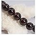 Adabele Real Natural Garnet Gemstone Beaded Bracelet 7 inch Stretch Chakra Healing Crystal Stone Jewelry Women Mom Gift (Unisex) GB8-8
