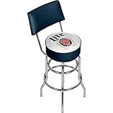 Trademark Gameroom Retro Miller Lite Swivel Bar Stool with Back