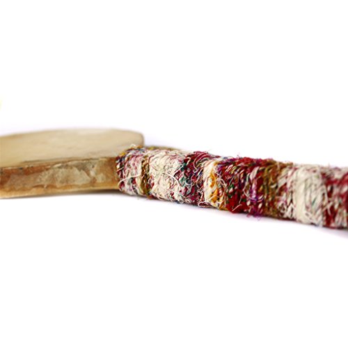 De Kulture Works Handheld Traditional Damroo (Lollipop Drum) an Indian Folk Musical Percussion Instrument - Thumbnail 2