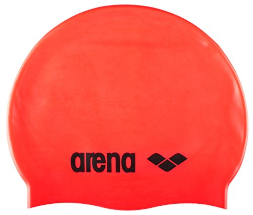 ARENA Classic Silicone Cuffia Unisex in Silicone, Cuffia Piscina Donna e Uomo, Cuffia Nuoto con Bordo Rinforzato, Cuffia Morbida e Resistente